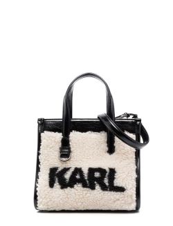 Karl Lagerfeld - K/SKUARE SM TOTE SHEARLING - 226W3086-110 226W3086-110