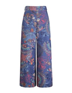 IVKO Woman - Viskozne Pantalone, Lotos Motiv - džins - 241770.030 241770.030