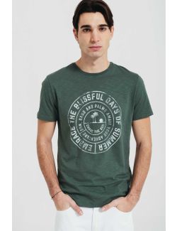 Legend WW - Pamučna majica u maslinasto zelenoj boji - 6019_9384_43_24pl 6019_9384_43_24pl