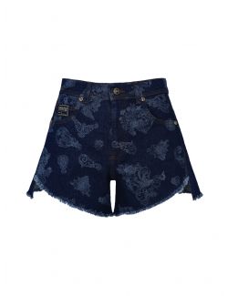 Versace Jeans Couture - Tamno plavi šorts sa cvetnim printom - A3HWA13Z-904 A3HWA13Z-904