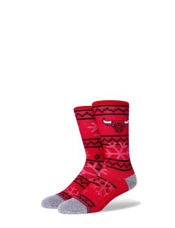 Stance - BULLS FROSTED 2 RED L CREW LIGHT - A545D21BUL-RED A545D21BUL-RED