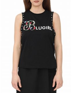 Blugirl - Blugirl - Crna ženska majica - BGRA2116J6857-22222 BGRA2116J6857-22222