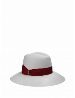 Borsalino - Borsalino - Beli ženski šešir - BS23-1979-0007 BS23-1979-0007