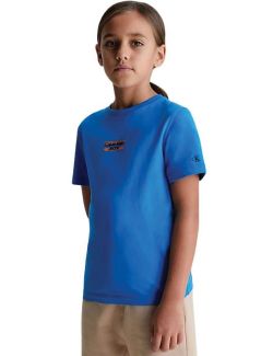 Calvin Klein - Calvin Klein - Plava majica za dečake - CKIB0IB01652-C4W CKIB0IB01652-C4W