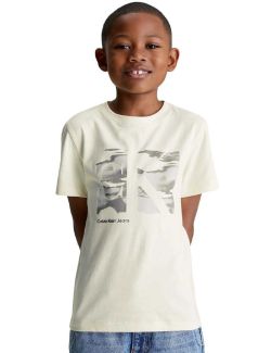 Calvin Klein - Calvin Klein - Bež majica za dečake - CKIB0IB02026-YAN CKIB0IB02026-YAN
