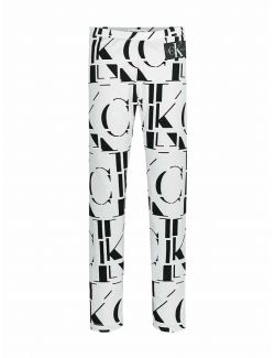 Calvin Klein - Calvin Klein - Monogram helanke za devojčice - CKIG0IG01796-0F4 CKIG0IG01796-0F4