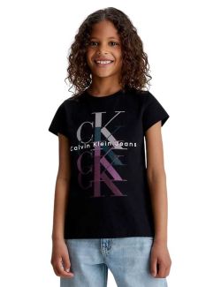 Calvin Klein - Calvin Klein - Monogram majica za devojčice - CKIG0IG02263-BEH CKIG0IG02263-BEH
