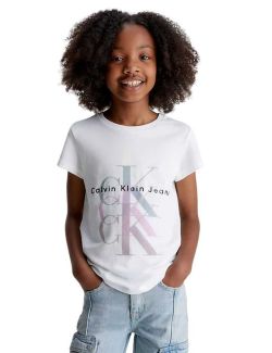 Calvin Klein - Calvin Klein - Monogram majica za devojčice - CKIG0IG02263-YAF CKIG0IG02263-YAF