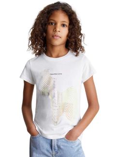 Calvin Klein - Calvin Klein - Majica sa printom za devojčice - CKIG0IG02427-YAF CKIG0IG02427-YAF