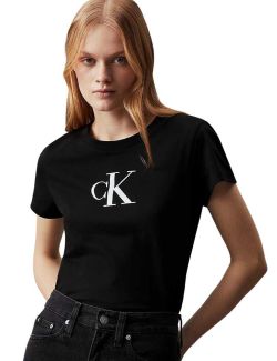 Calvin Klein - Calvin Klein - Pamučna ženska majica - CKJ20J222343-0GO CKJ20J222343-0GO