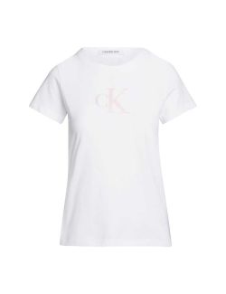Calvin Klein - Calvin Klein - Pamučna ženska majica - CKJ20J222343-0K4 CKJ20J222343-0K4
