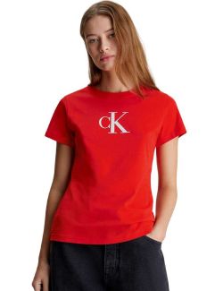 Calvin Klein - Calvin Klein - Pamučna ženska majica - CKJ20J222343-XA7 CKJ20J222343-XA7