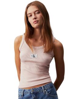 Calvin Klein - Calvin Klein - Ženska majica na bretele - CKJ20J222566-TF6 CKJ20J222566-TF6