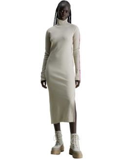 Calvin Klein - Calvin Klein - Midi haljina sa roll kragnom - CKJ20J222728-PED CKJ20J222728-PED