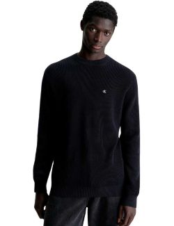 Calvin Klein - Calvin Klein - Pamučni muški džemper - CKJ30J324598-BEH CKJ30J324598-BEH