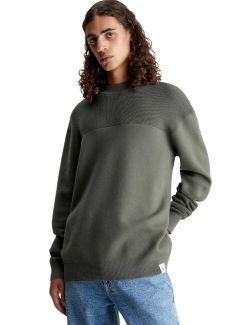 Calvin Klein - Calvin Klein - Muški džemper opuštenog kroja - CKJ30J324600-LDY CKJ30J324600-LDY