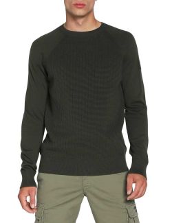 Calvin Klein - Calvin Klein - Tamnozeleni muški džemper - CKK10K110412-MRZ CKK10K110412-MRZ