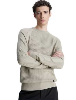 Calvin Klein - Calvin Klein - Pamučni muški džemper - CKK10K111476-PKR CKK10K111476-PKR