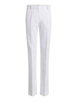 Calvin Klein - Calvin Klein - Pamučne bele ženske pantalone - CKK20K206936-YAF CKK20K206936-YAF