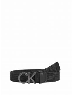 Calvin Klein - Calvin Klein - Crni muški kaiš - CKK50K508748-BAX CKK50K508748-BAX