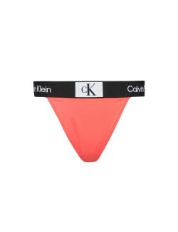 Calvin Klein - Calvin Klein - Koralni bikini sa logo trakom - CKKW0KW02351-TBK CKKW0KW02351-TBK