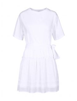 Ermanno Firenze - Mini haljina sa detaljima od čipke - D38ETAB48JCO-MF010 D38ETAB48JCO-MF010
