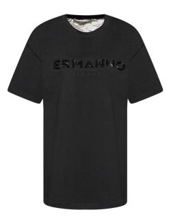 Ermanno Firenze - Ermanno Firenze - Crna ženska majica - D40EL003E56-99 D40EL003E56-99