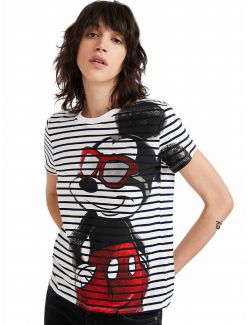 Desigual - Desigual - Mickey Mouse ženska majica - DG22SWTK73-1000 DG22SWTK73-1000