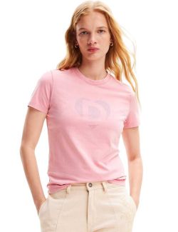 Desigual - Desigual - Roze ženska majica - DG24SWTKAK-3049 DG24SWTKAK-3049