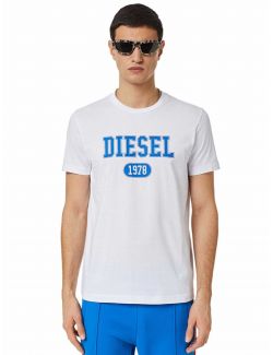 Diesel - Diesel - Bela muška majica - DSA03824 0GRAI 100 DSA03824 0GRAI 100