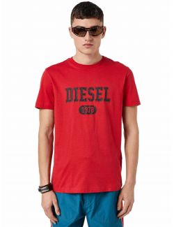 Diesel - Diesel - Crvena muška majica - DSA03824 0GRAI 44Q DSA03824 0GRAI 44Q