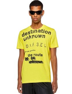 Diesel - Diesel - Muška majica sa natpisom - DSA11045 0GRAI 21I DSA11045 0GRAI 21I