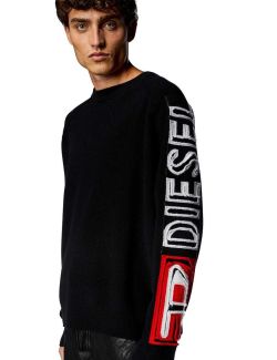 Diesel - Diesel - Muški džemper sa logom na rukavu - DSA12446 0AJBJ 9XX DSA12446 0AJBJ 9XX
