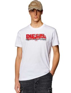 Diesel - Diesel - Muška majica sa logo printom - DSA12498 0GRAI 100 DSA12498 0GRAI 100