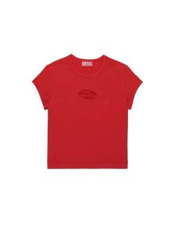 Diesel - Diesel - Crvena majica za devojčice - DSJ01830 0AFAA K407 DSJ01830 0AFAA K407