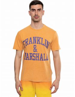 Franklin & Marshall - Franklin&Marshall - Narandžasta muška majica - FRJM3021-1001G41 611 FRJM3021-1001G41 611