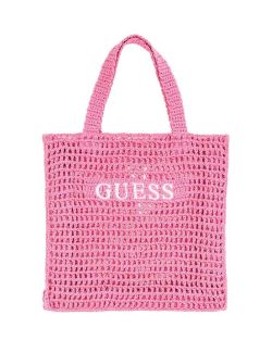 Guess - Guess - Heklana ženska torba za plažu - GE4GZ09 WG4X0 G6N3 GE4GZ09 WG4X0 G6N3