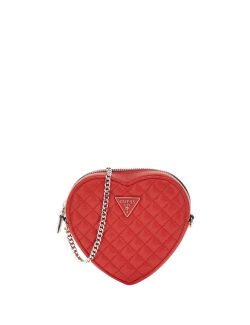 Guess - Guess - Ženska torbica u obliku srca - GHWQG92 36770 RED GHWQG92 36770 RED