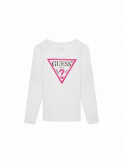 Guess - Guess - Bela majica za devojčice - GJ1YI36 K6YW1 G011 GJ1YI36 K6YW1 G011