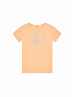 Guess - Guess - Narandžasta majica za devojčice - GJ2GI17 K6YW1 G6L1 GJ2GI17 K6YW1 G6L1