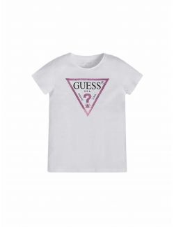 Guess - Guess - Bela majica za devojčice - GJ73I56 K8HM0 TWHT GJ73I56 K8HM0 TWHT