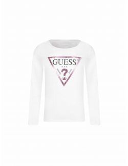 Guess - Guess - Majica dugih rukava za devojčice - GJ84I36 K8HM0 TWHT GJ84I36 K8HM0 TWHT