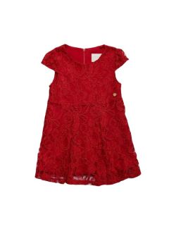 Guess - Guess - Crvena čipkana haljina za devojčice - GK3BK03 WFS60 G5R0 GK3BK03 WFS60 G5R0