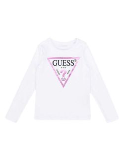 Guess - Guess - Dečja majica dugih rukava - GK84I18 K8HM0 A000 GK84I18 K8HM0 A000