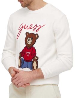 Guess - Guess - Teddy bear muški džemper - GM4RR35 Z2ZK2 G018 GM4RR35 Z2ZK2 G018