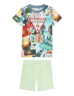 Guess - Guess - Set majica i šorts za dečake - GN4GG12 K8HM3 P9IC GN4GG12 K8HM3 P9IC