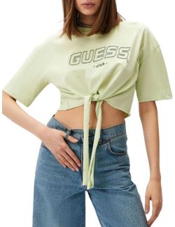 Guess - Guess - Ženska crop majica sa čvorom - GV4GI10 I3Z14 A82G GV4GI10 I3Z14 A82G