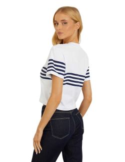 Guess - Guess - Bela mornarska ženska majica - GW4GI18 K8FQ4 G011 GW4GI18 K8FQ4 G011