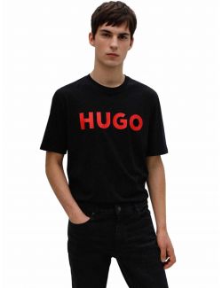 Hugo - HUGO - Crna muška majica - HB50467556 001 HB50467556 001