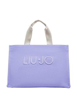 Liu Jo - Liu Jo - Ženska logo torba u boji lavande - LJ2A4023 T0300 00172 LJ2A4023 T0300 00172